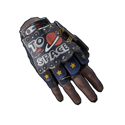 Space Raider Roadsign Gloves
