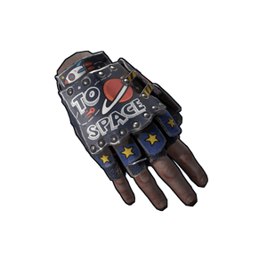 Space Raider Roadsign Gloves