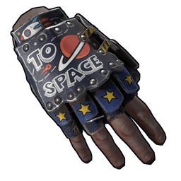 Space Raider Roadsign Gloves