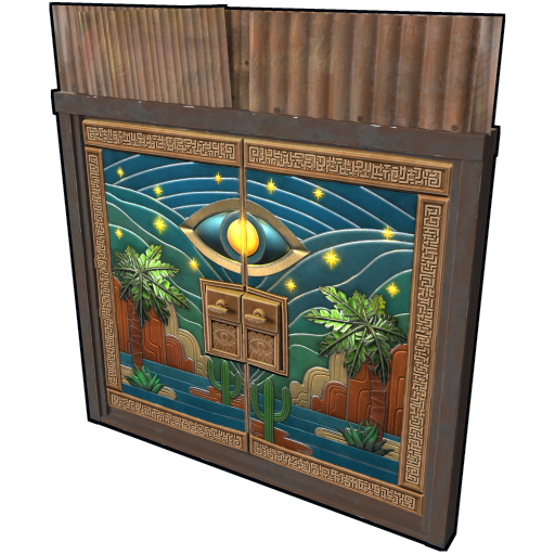 Oasis Sheet Metal Double Door