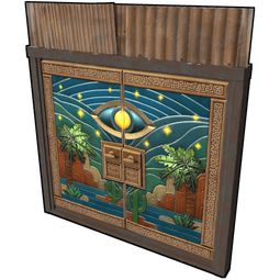 Oasis Sheet Metal Double Door