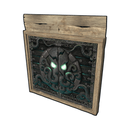 Tomb Of The Octopus Wooden Double Door