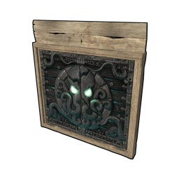 Tomb Of The Octopus Wooden Double Door