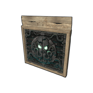 Tomb Of The Octopus Wooden Double Door