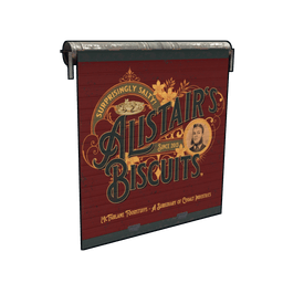 Alistair's Biscuits Garage Door