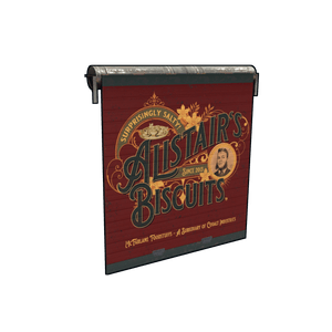 Alistair's Biscuits Garage Door