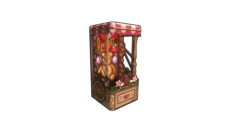 Lovely Balloon Cart