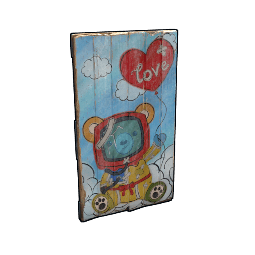 Teddy Love Wooden Door