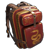 Lunar Snake Backpack in Rust