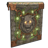 Jungle King Garage Door