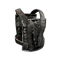 Black Alligator Metal Chest Plate