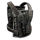 Black Alligator Metal Chest Plate