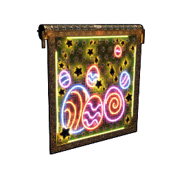 Neon Easter Garage Door