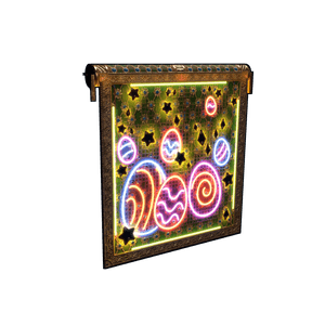 Neon Easter Garage Door
