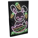 Neon Easter Bunny Door