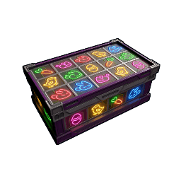 Neon Bunnies Large Wooden Box