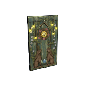 Wooden Rabbit Door