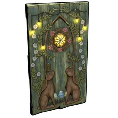 Wooden Rabbit Door