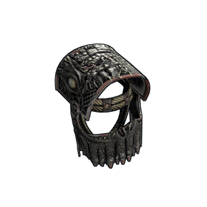 Black Alligator Helmet