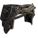 Black Alligator Kilt