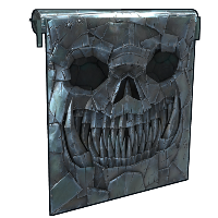 Twisted Metal Garage Door in Rust
