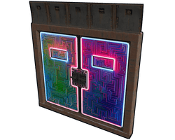 Neon Bismuth Armored Double Door