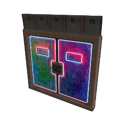 Neon Bismuth Armored Double Door