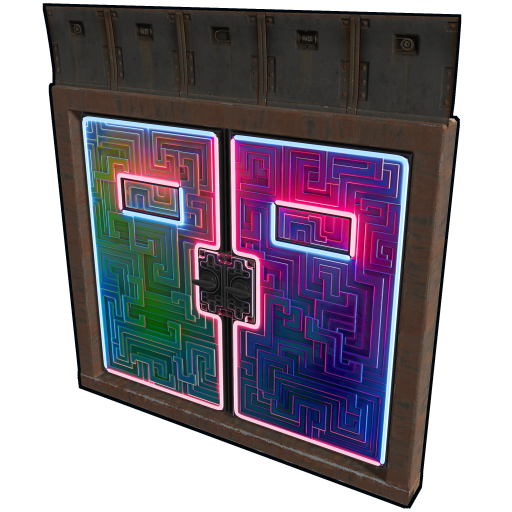 Neon Bismuth Armored Double Door