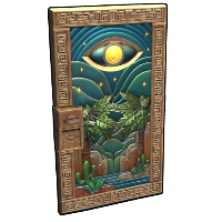 Oasis Door in Rust