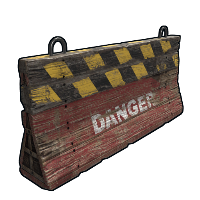 Danger Barricade in Rust