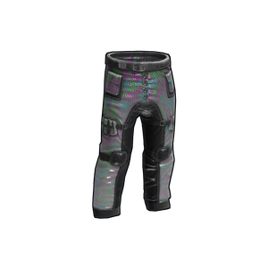 White Holographic Pants