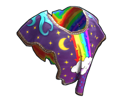 Rainbow Pony Poncho