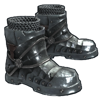 Heavy Knight Boots in Rust