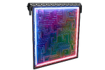 Neon Bismuth Garage Door