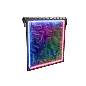 Neon Bismuth Garage Door