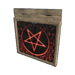 Wooden Double Door from Hell