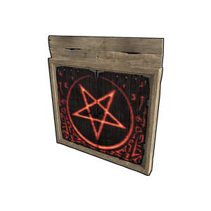 Wooden Double Door from Hell