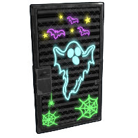 Neon Ghost Door in Rust