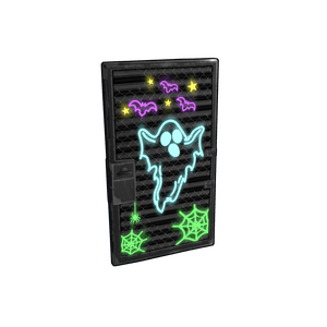 Neon Ghost Door