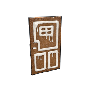 Gingerbread Wooden Door