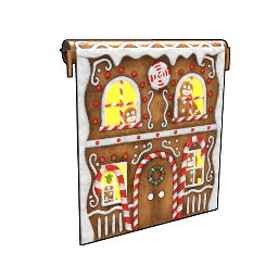 Gingerbread House Garage Door