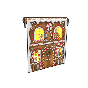 Gingerbread House Garage Door