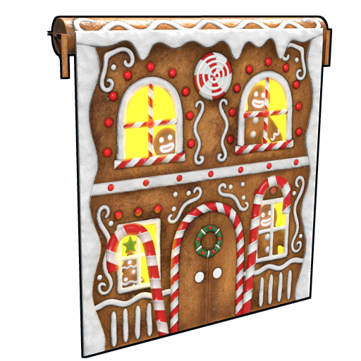 Gingerbread House Garage Door