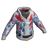 Frozen Santa Hoodie in Rust