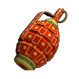 Red Christmas Grenade
