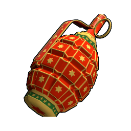 Red Christmas Grenade
