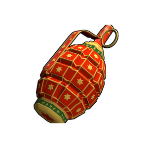 Red Christmas Grenade