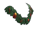 Christmas Wreath Poncho