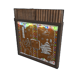 Rust Christmas Double Door