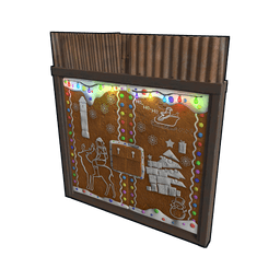 Rust Christmas Double Door